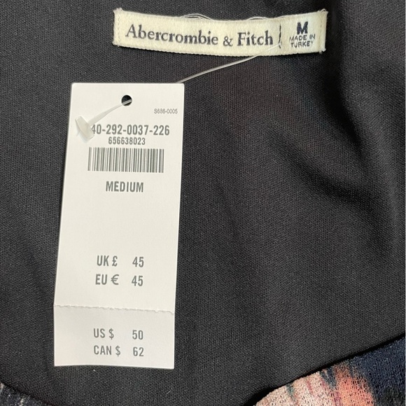 NWT Abercrombie & Fitch Mesh Floral Skirt Set M - Picture 14 of 16